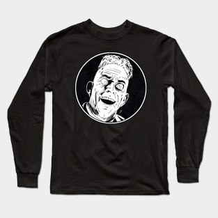 JUDGE DOOM - Who Framed Roger Rabbit (Circle Black and White) Long Sleeve T-Shirt